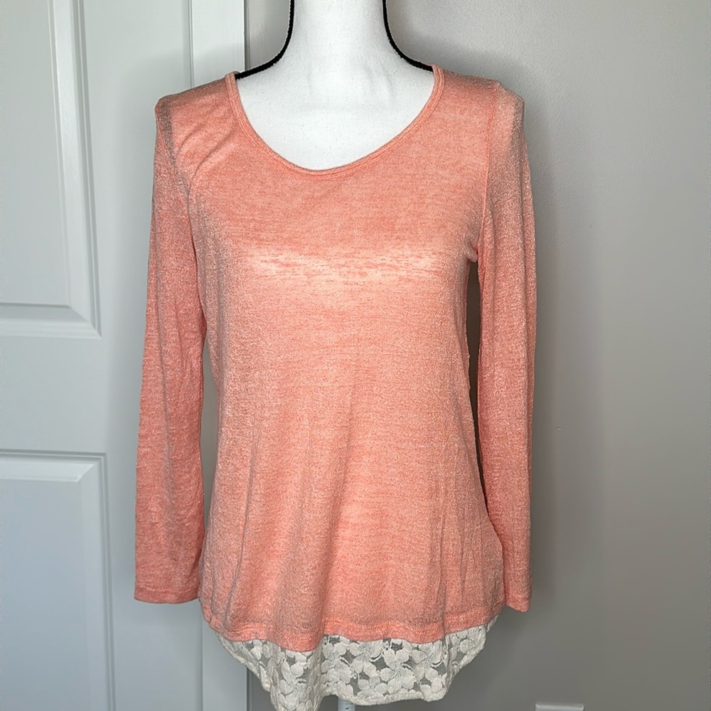 Faded Glory Coral Sweater